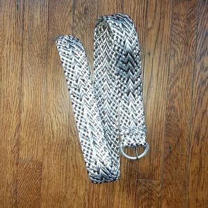 Metallic Braided Belt